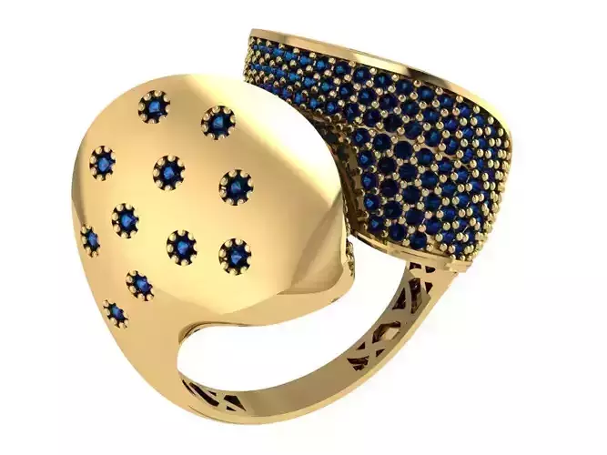 Ready Women Ring STL 3D Models  3D print model