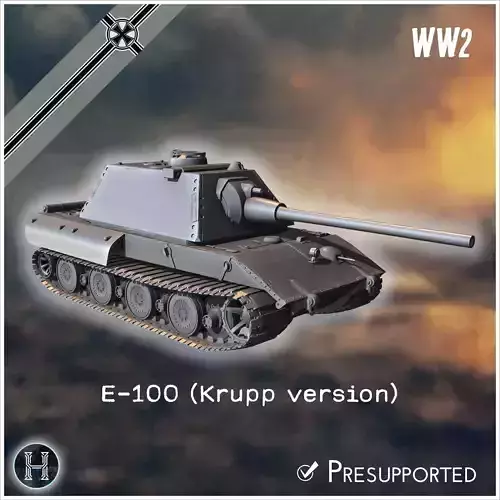 E-100 Krupp version Entwicklung super-heavy tank - Germany Easte
