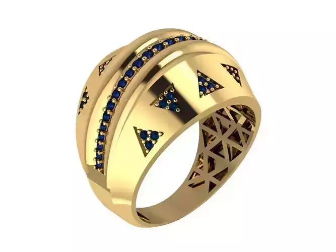 Ready Women Ring STL 3D Models  3D print model