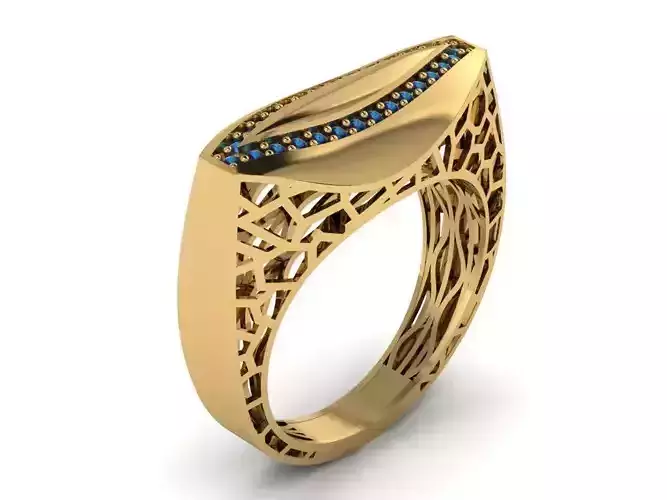 Ready Women Ring STL 3D Models  3D print model