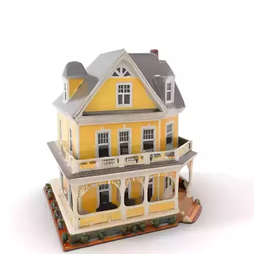 Victorian Yellow House model pack