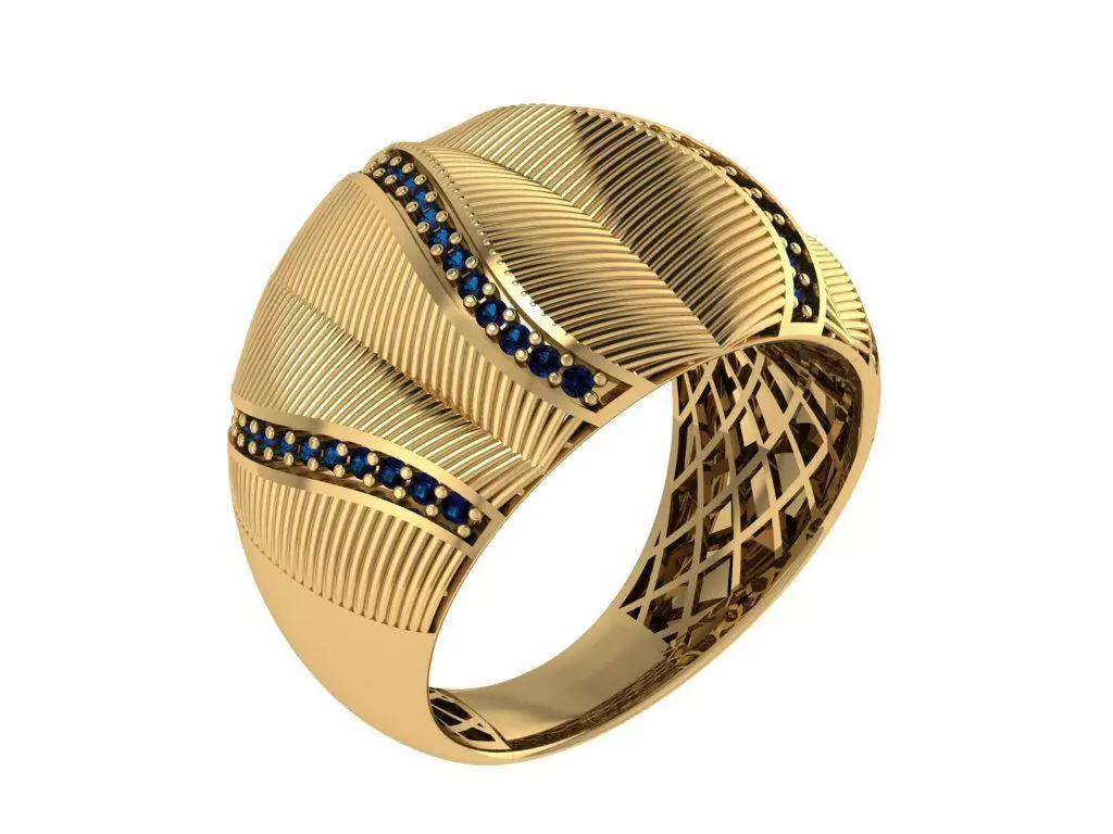 Ready Women Ring STL 3D Models 3D print model_0