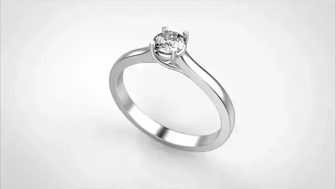 Engagment ring 1 3D print model