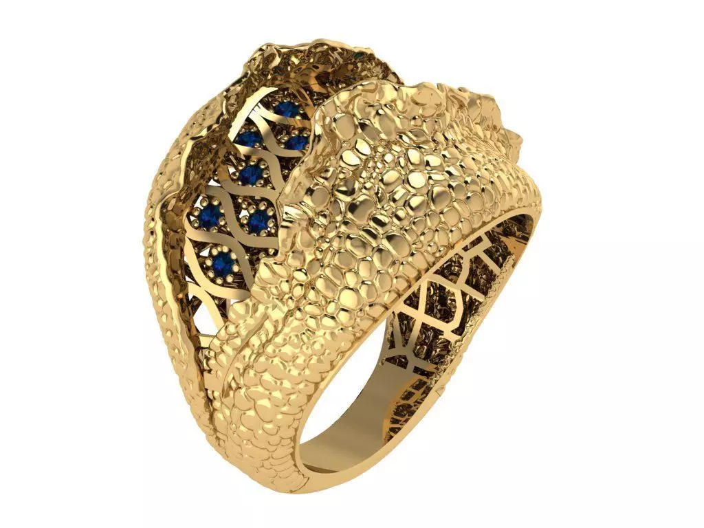 Ready Women Ring STL 3D Models  3D print model_0