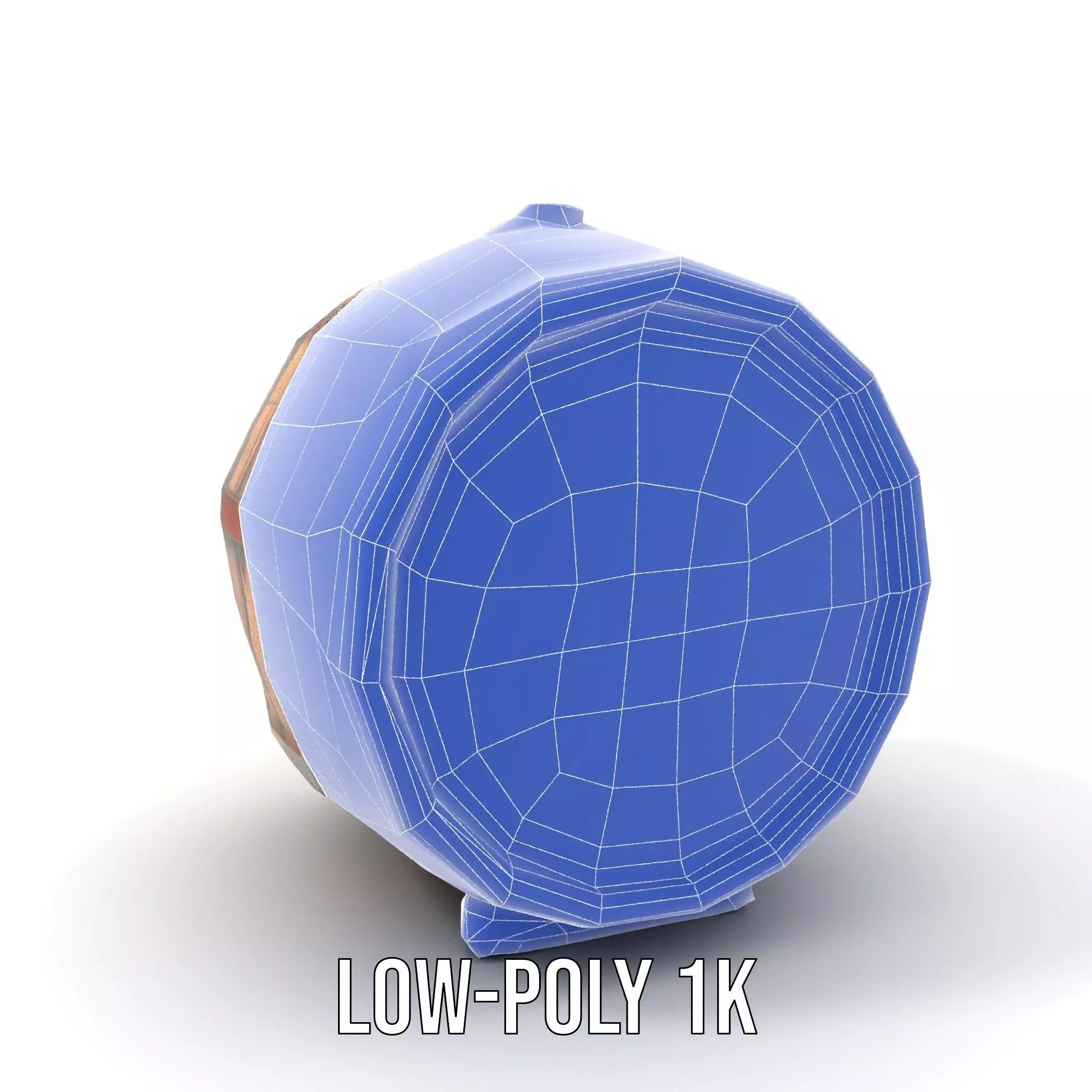 Rustic Wooden Barrel model pack Low-poly 3D model_23