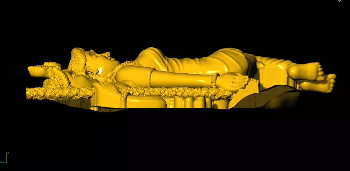 radha krishna printed model 3D print model_7