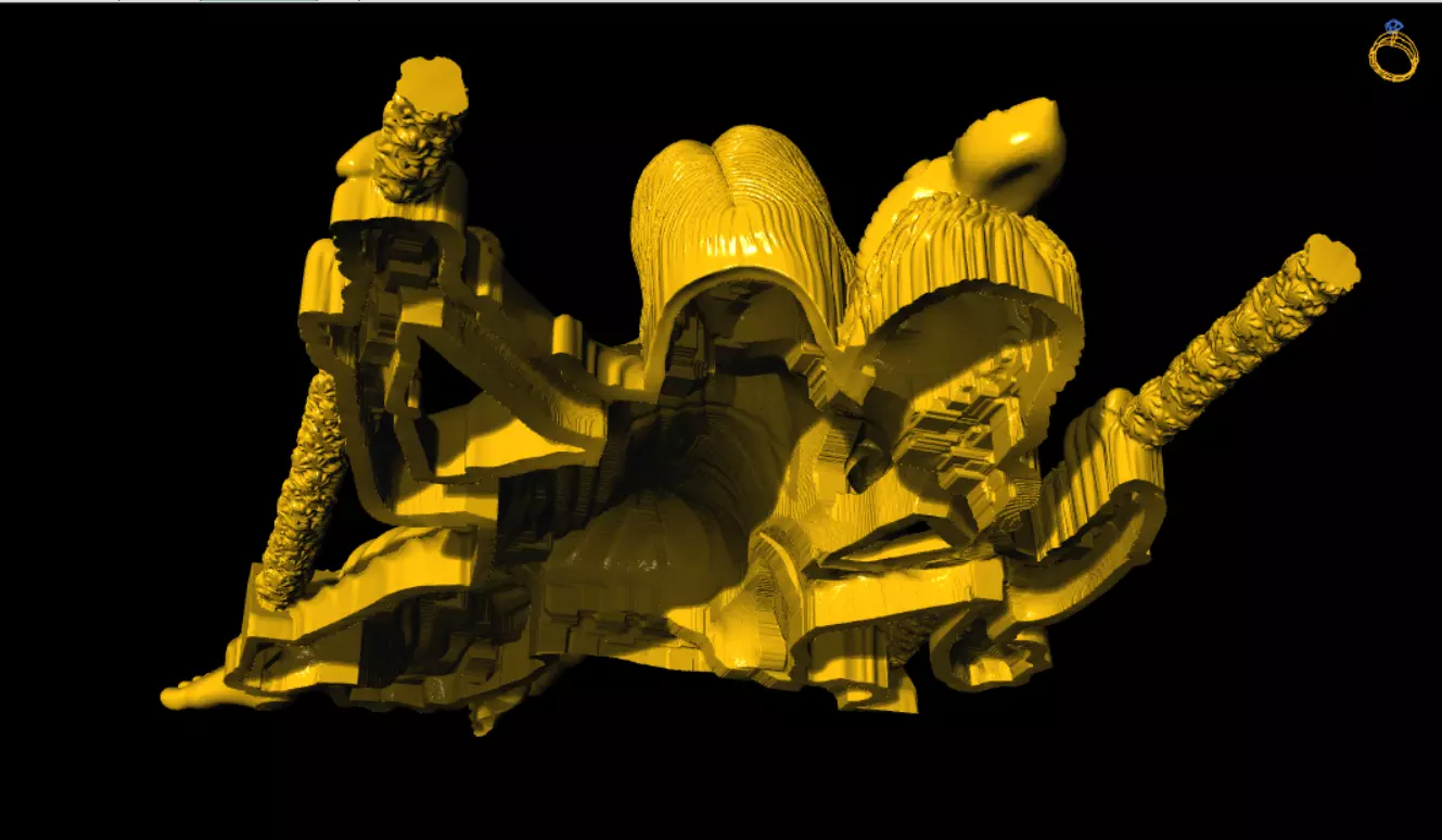 radha krishna printed model 3D print model_3