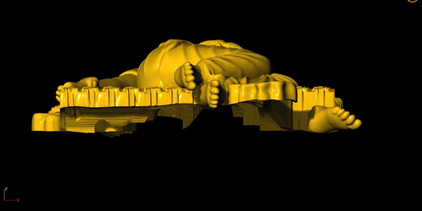 radha krishna printed model 3D print model_8