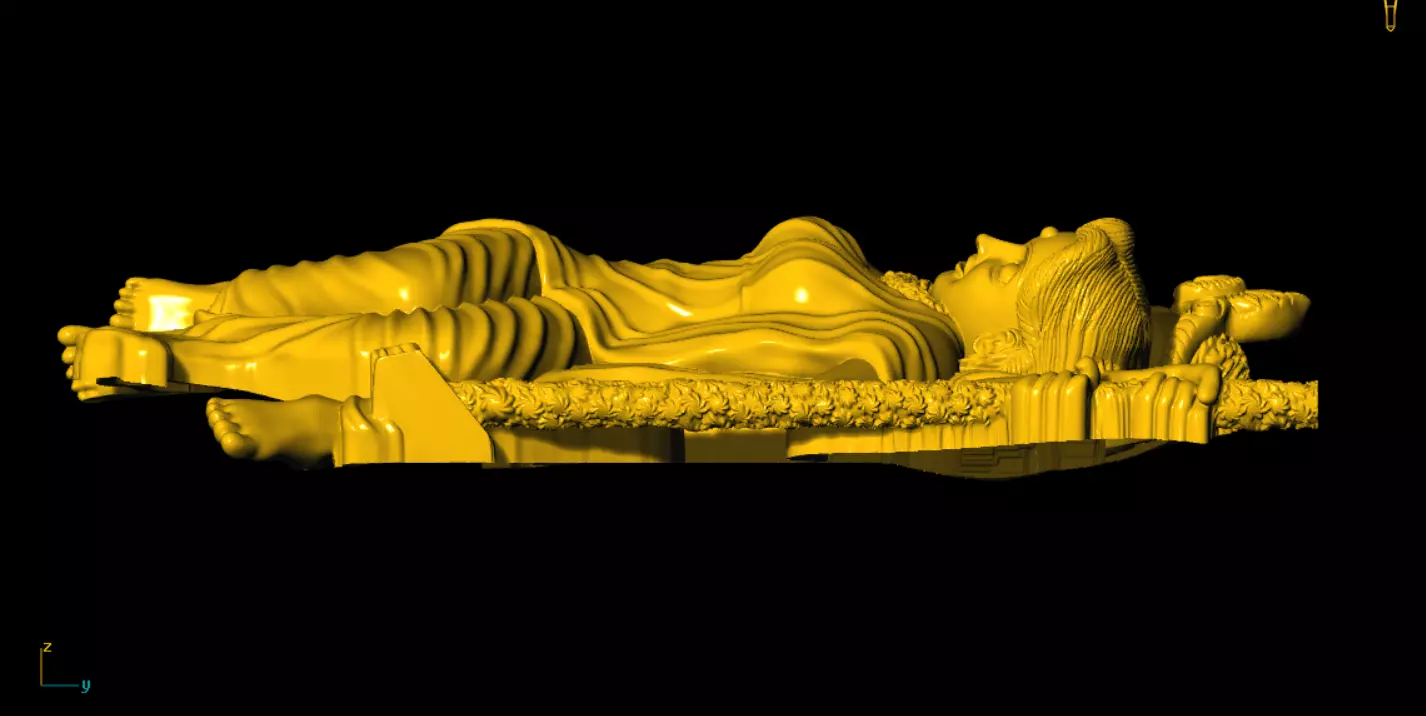 radha krishna printed model 3D print model_6