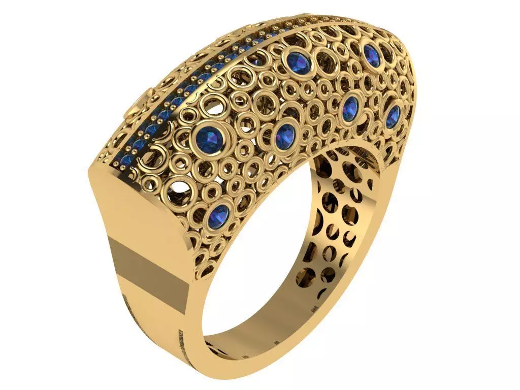 Ready Women Ring STL 3D Models  3D print model_0