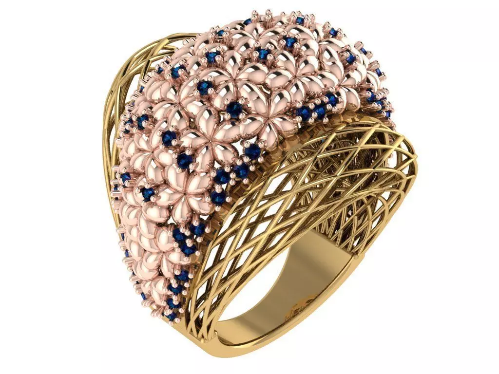 Ready Women Ring STL 3D Models 3D print model_0