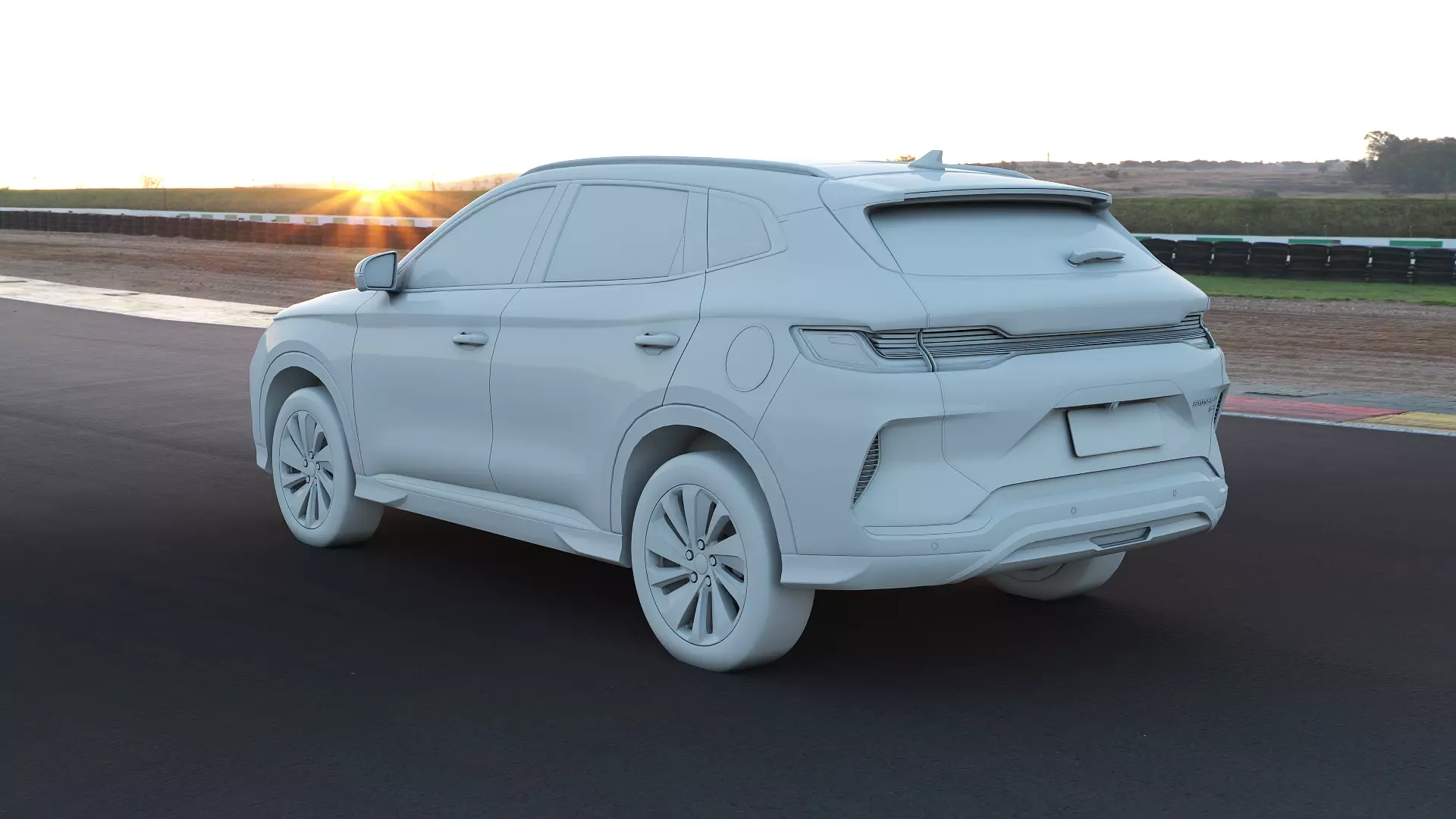 2026 BYD SealU DM-i With lowpoly interior Low-poly 3D model_12