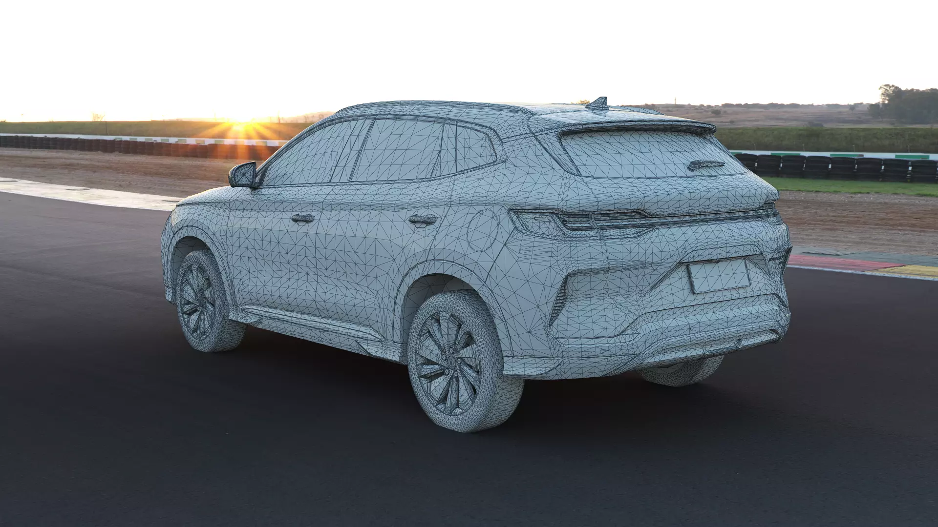 2026 BYD SealU DM-i With lowpoly interior Low-poly 3D model_13