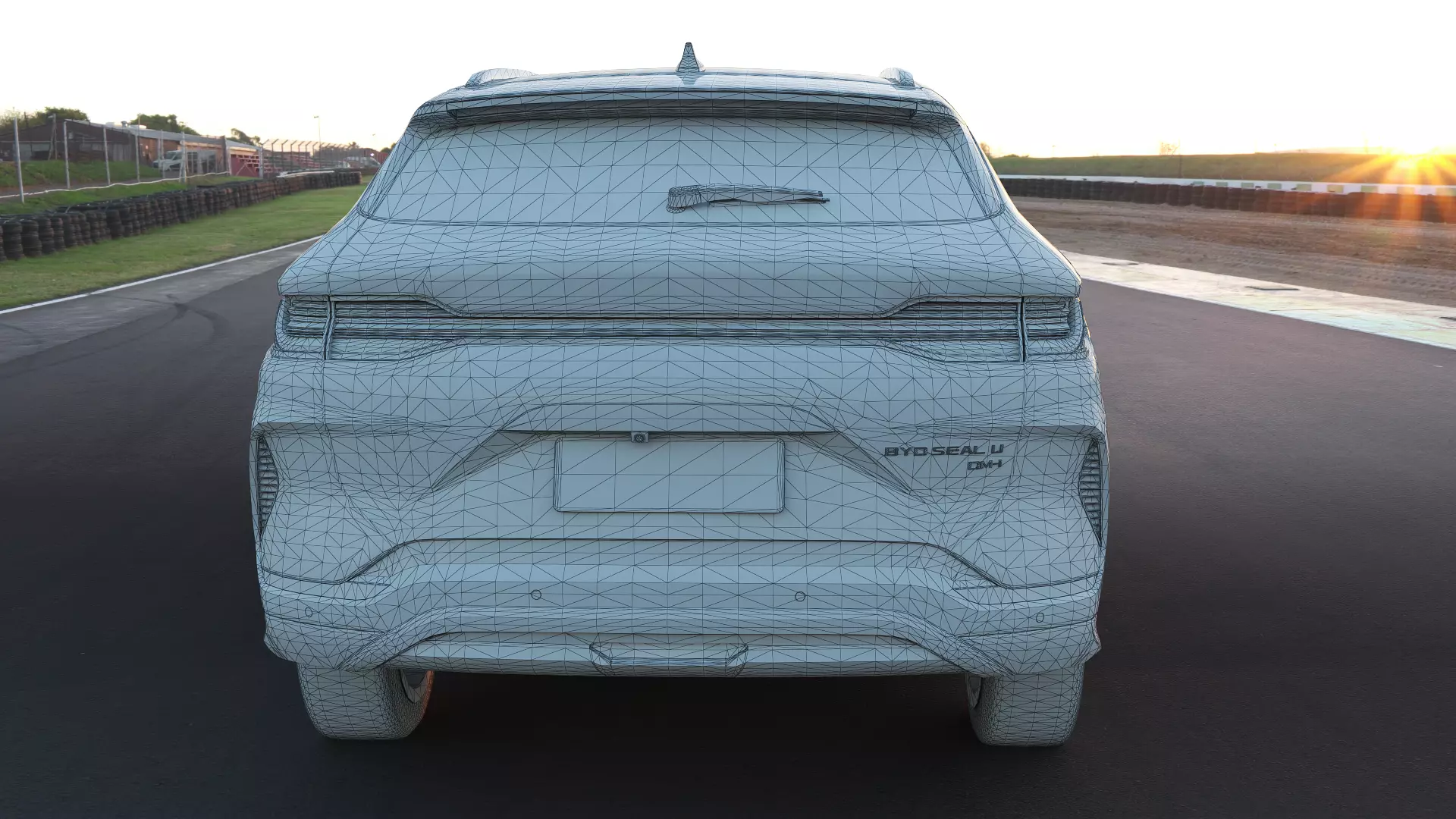 2026 BYD SealU DM-i With lowpoly interior Low-poly 3D model_15