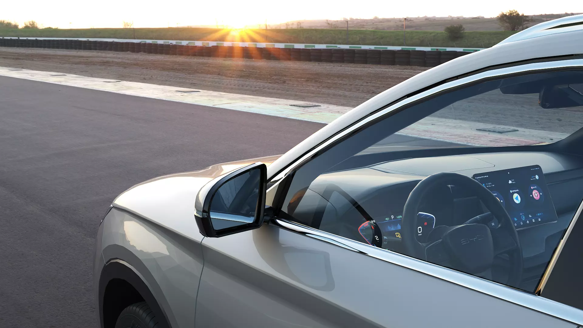 2026 BYD SealU DM-i With lowpoly interior Low-poly 3D model_3