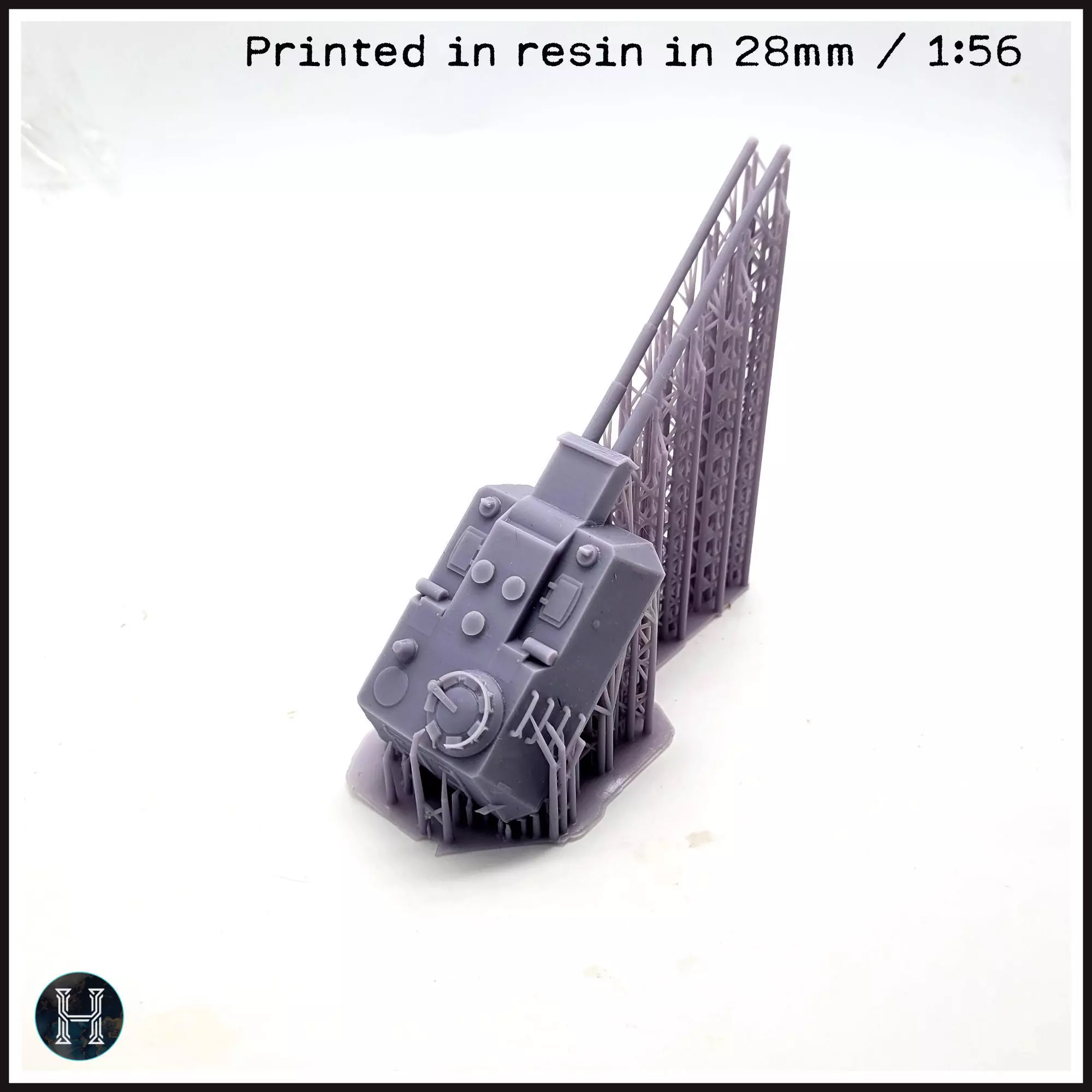 Flakzwilling 88mm Flak 43 L71 auf E-100 Alligator Entwicklung tw 3D print model_16