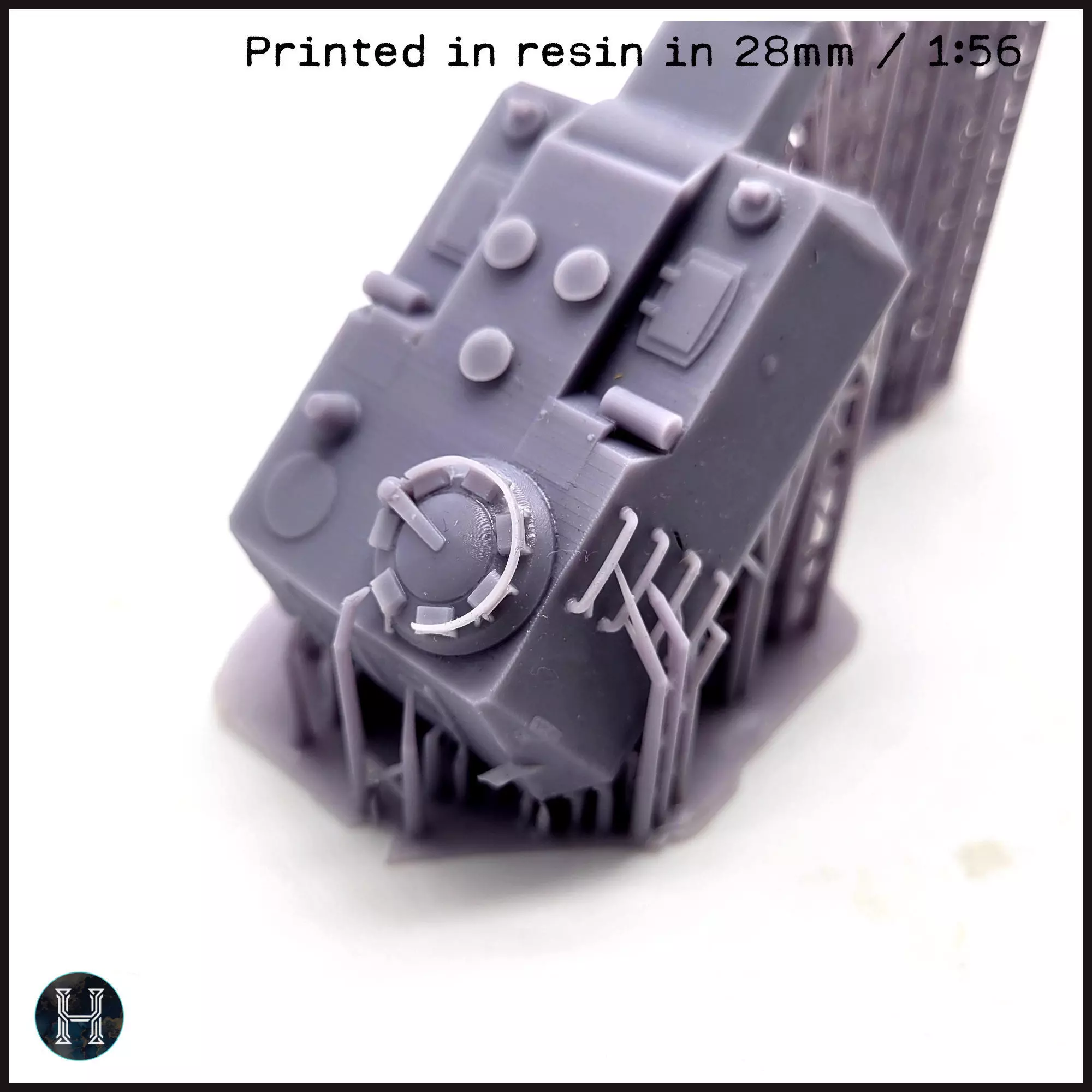 Flakzwilling 88mm Flak 43 L71 auf E-100 Alligator Entwicklung tw 3D print model_17