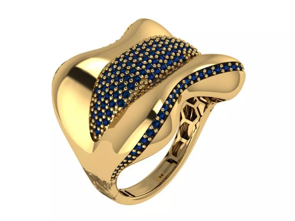Ready Women Ring STL 3D Models 3D print model_0