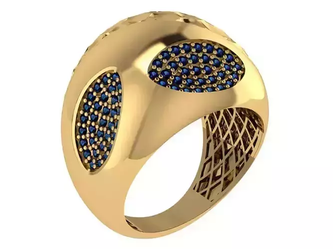 Ready Women Ring STL 3D Models 3D print model