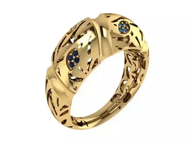 Ready Women Ring STL 3D Models 3D print model