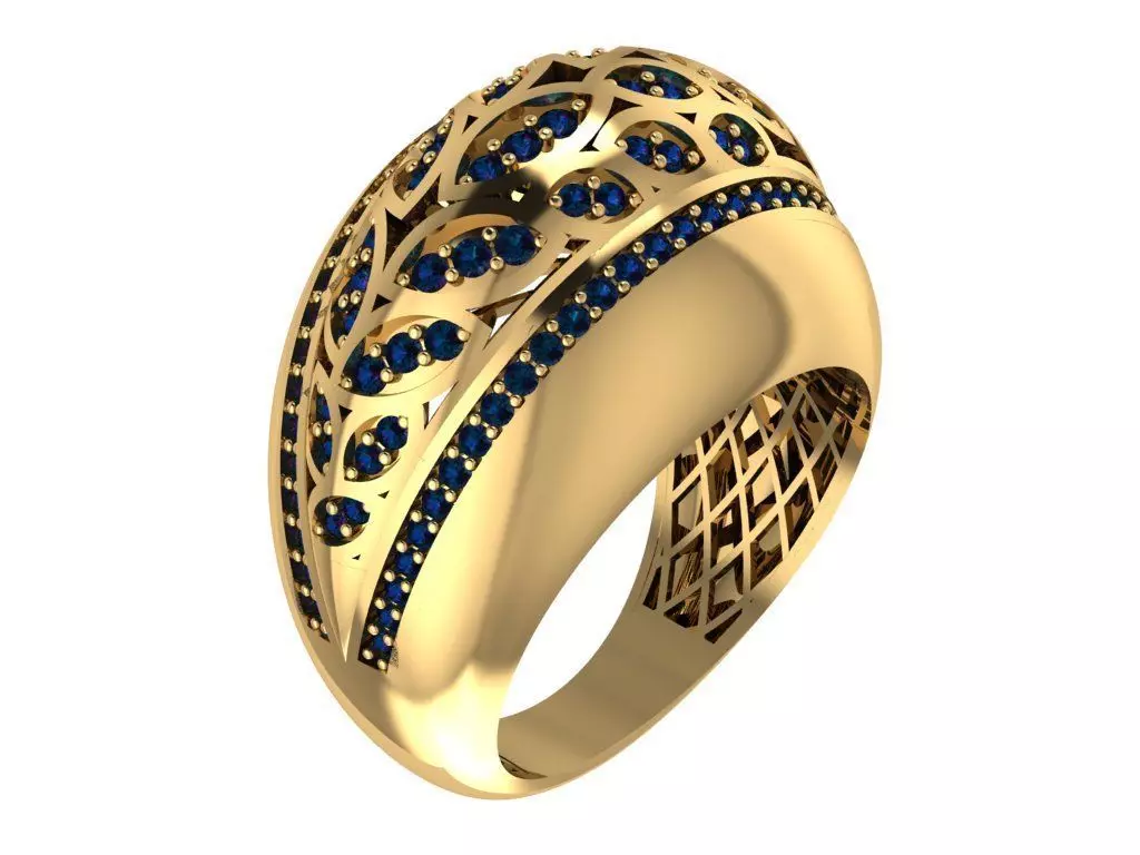 Ready Women Ring STL 3D Models 3D print model_0