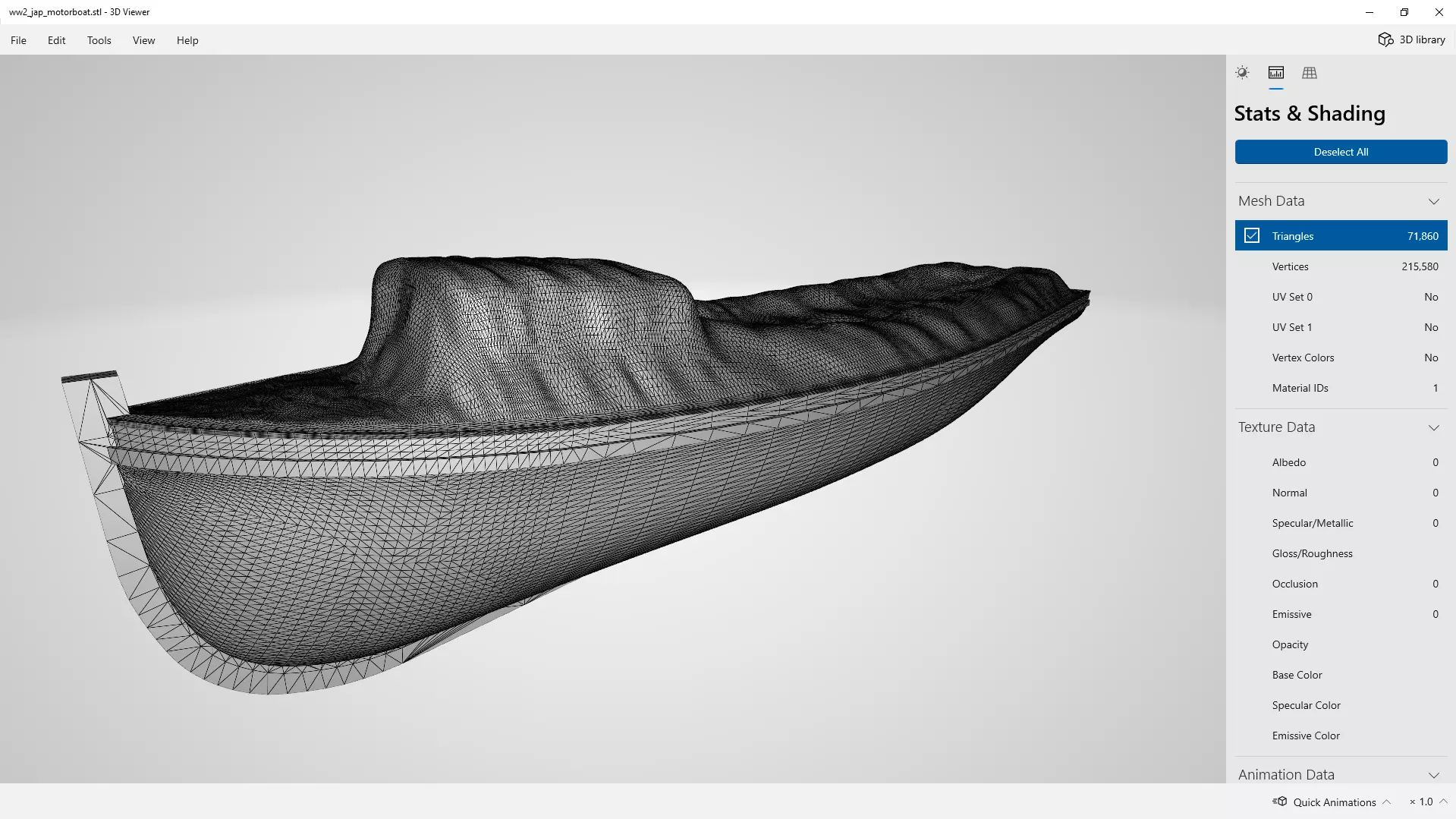 ww2 Japanese Motorboat - Personal license - 1-100 scale 3D print model_4