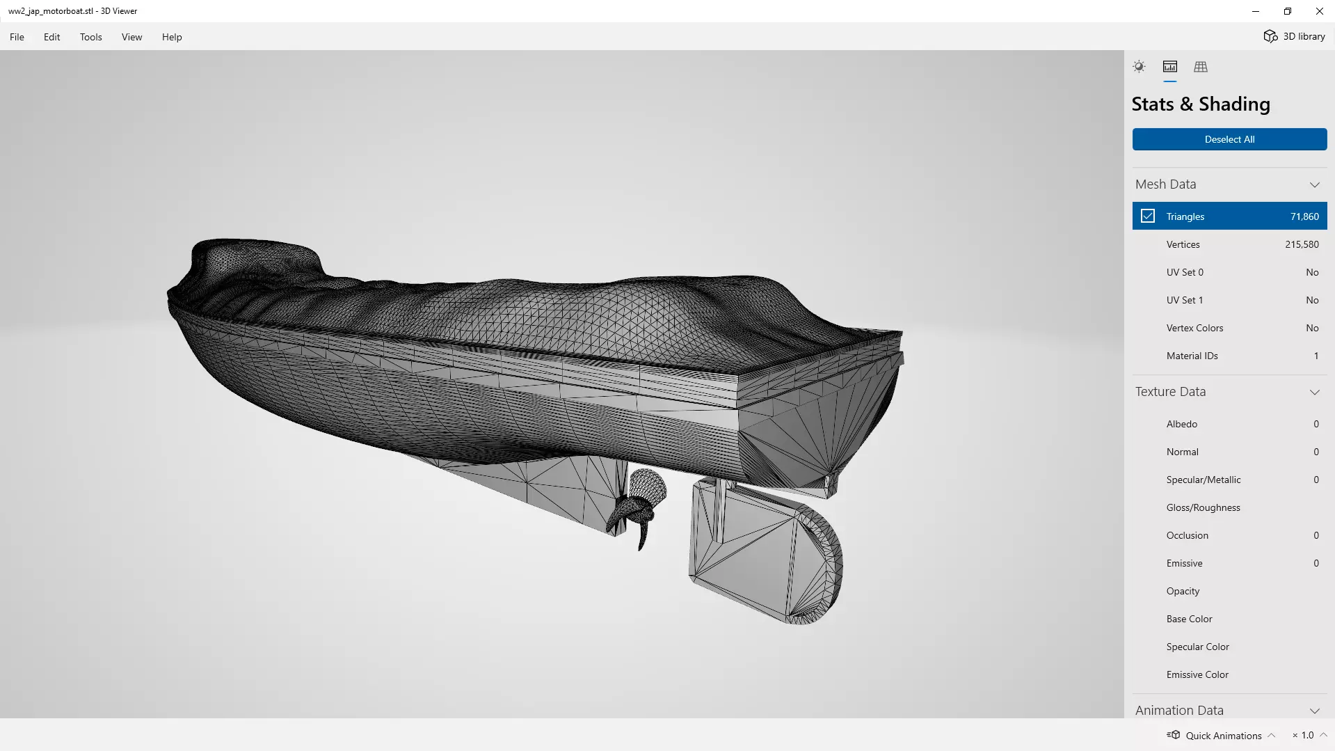 ww2 Japanese Motorboat - Personal license - 1-100 scale 3D print model_5