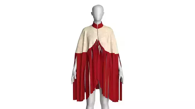 Girls Cape Tops V12