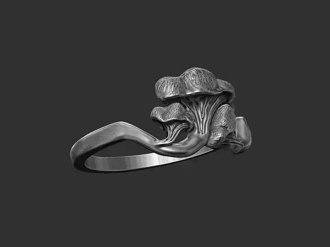 Minimalist Dainty Chantrelle thin band