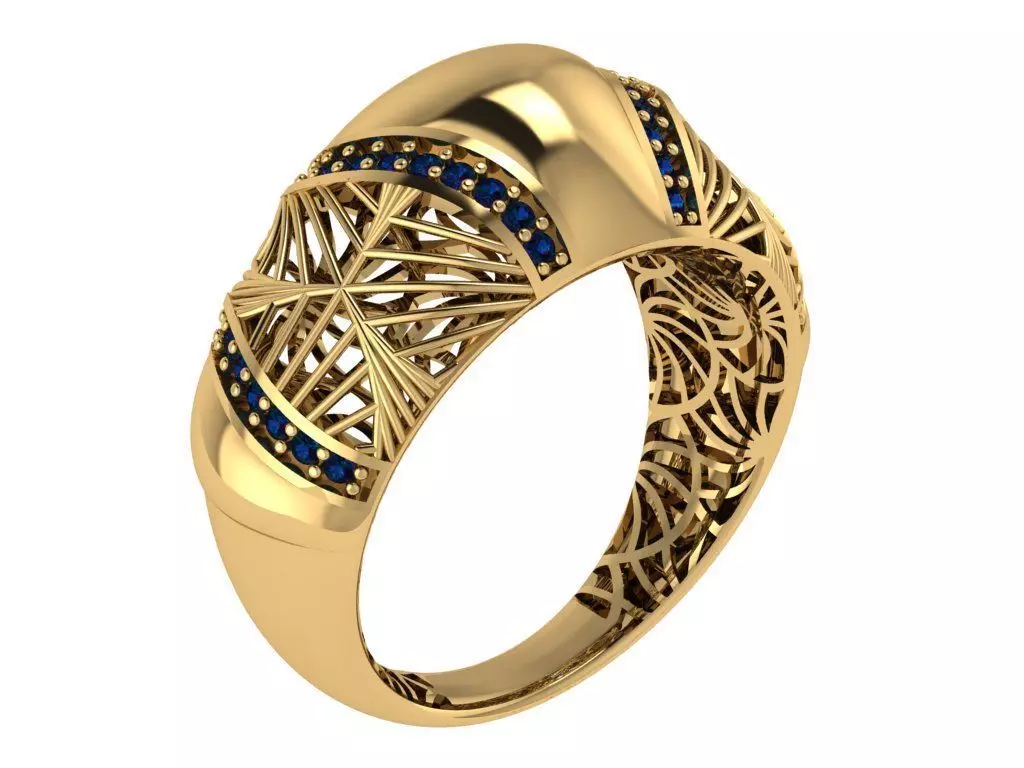 Ready Women Ring STL 3D Models 3D print model_0
