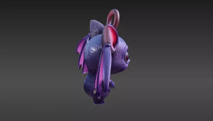 Tiny Flying Bat 3D Print Model Halloween Mini Fast Printable 3D print model_2