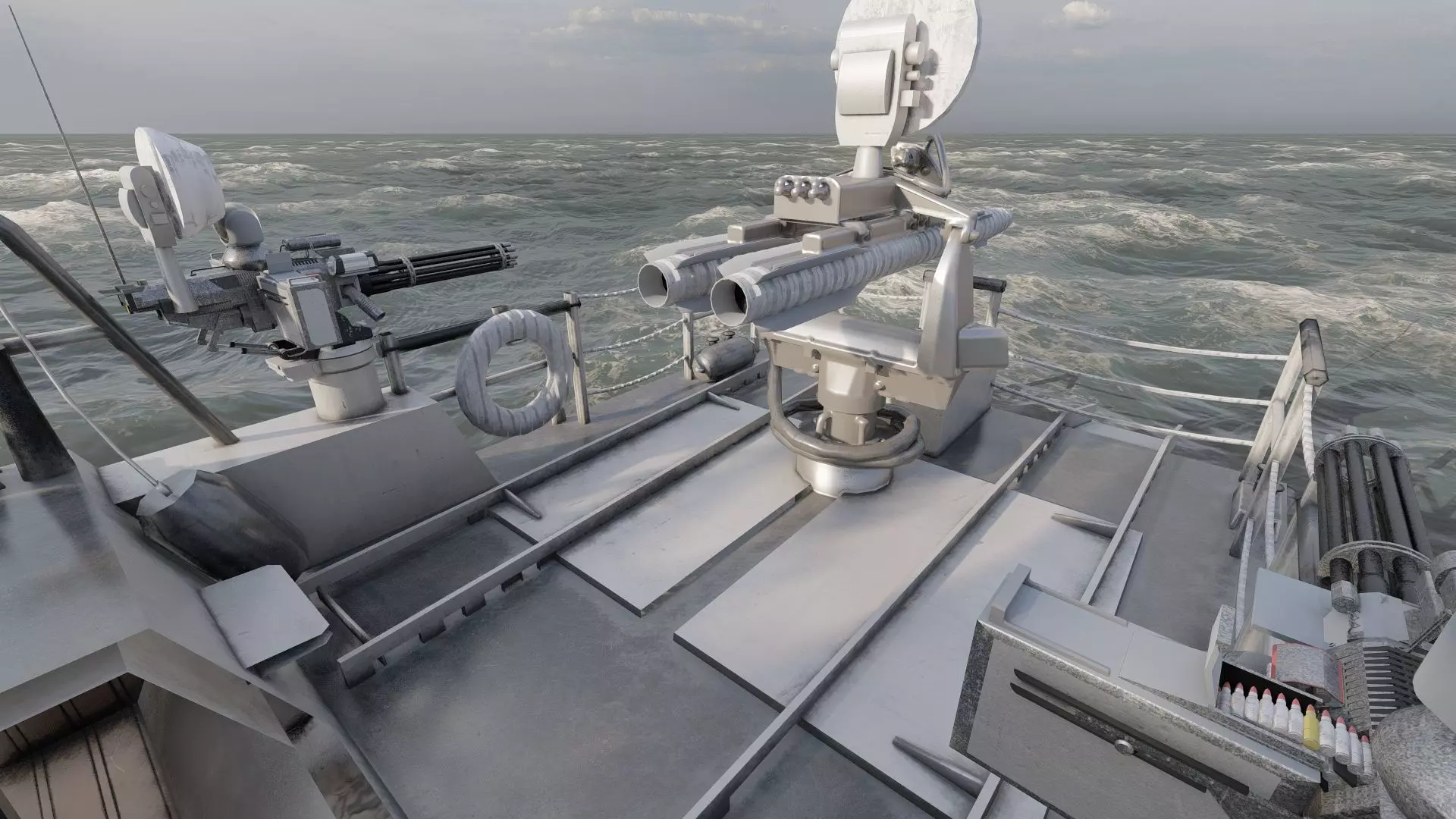 DETAILED PATROL BOAT 3D model_23