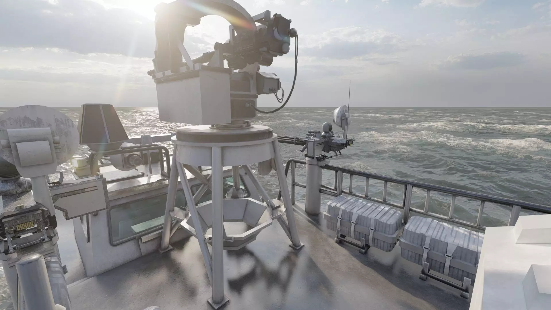 DETAILED PATROL BOAT 3D model_21