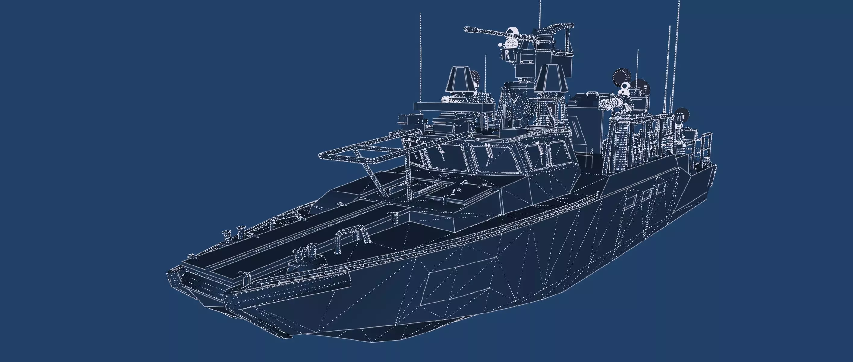 DETAILED PATROL BOAT 3D model_47