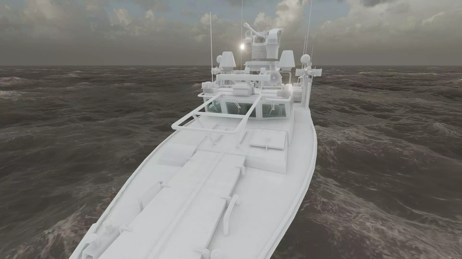 DETAILED PATROL BOAT 3D model_37