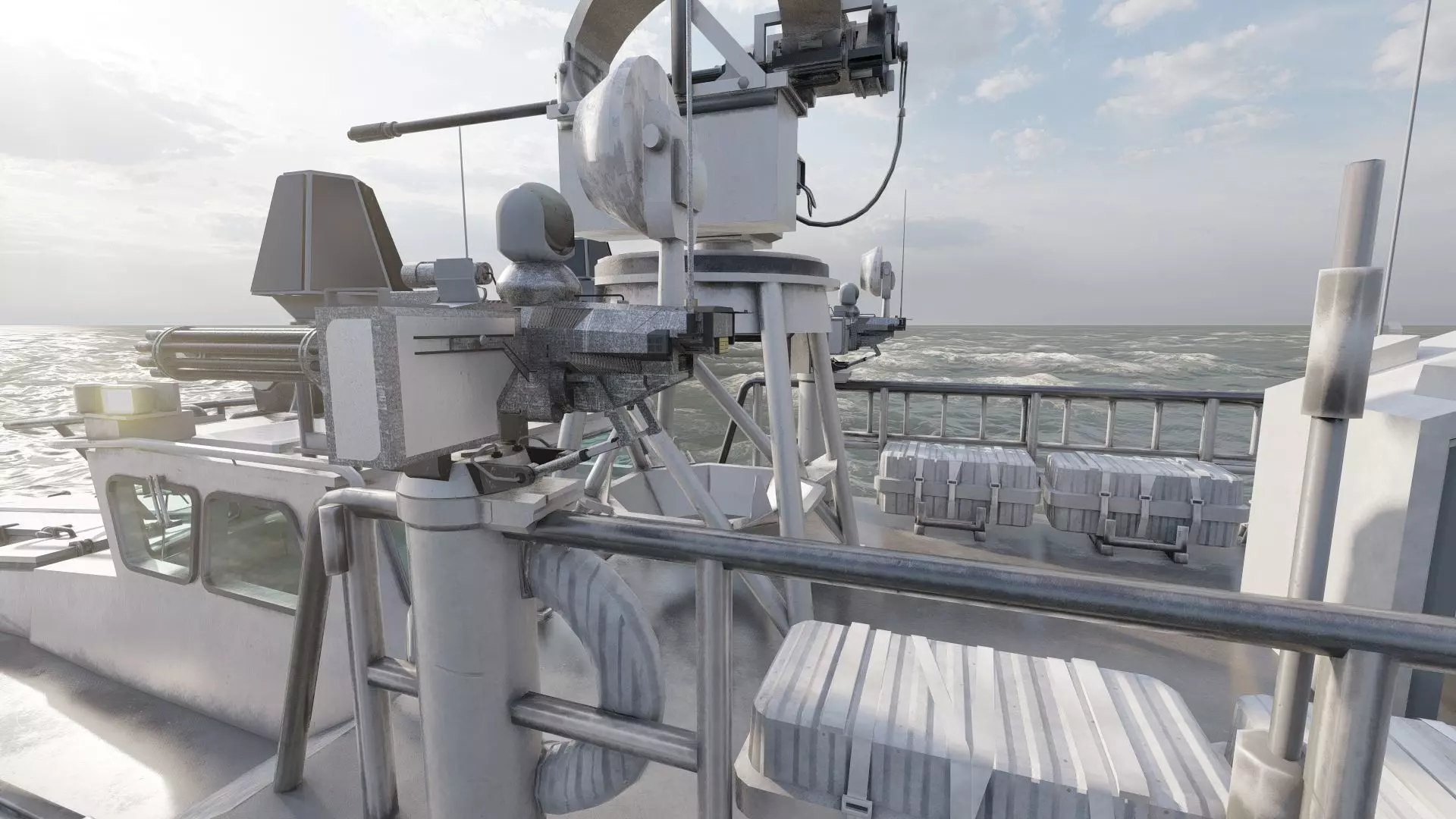 DETAILED PATROL BOAT 3D model_20