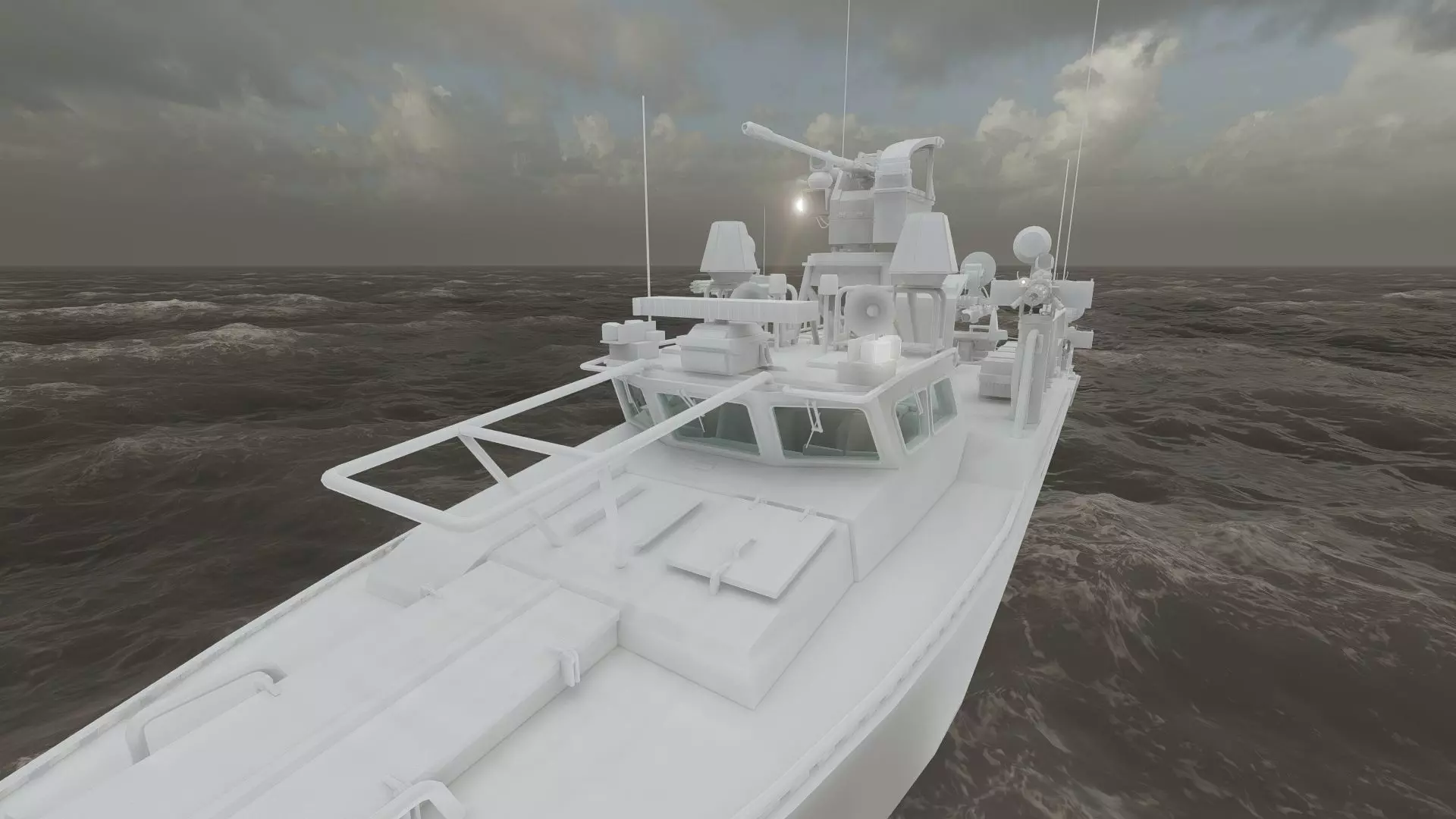 DETAILED PATROL BOAT 3D model_38