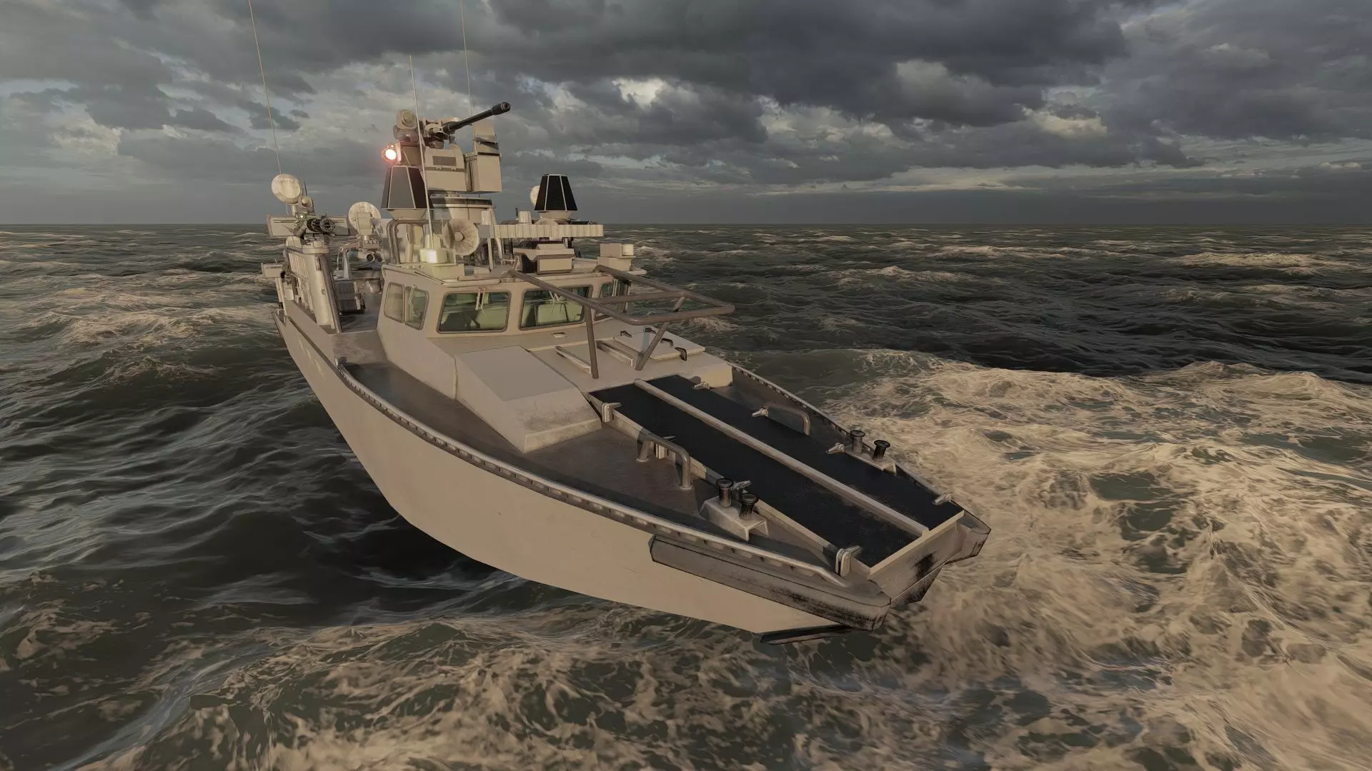 DETAILED PATROL BOAT 3D model_34