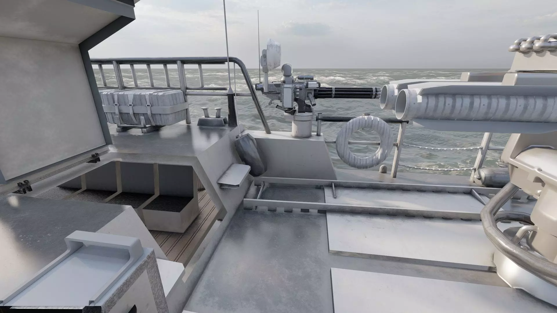 DETAILED PATROL BOAT 3D model_25