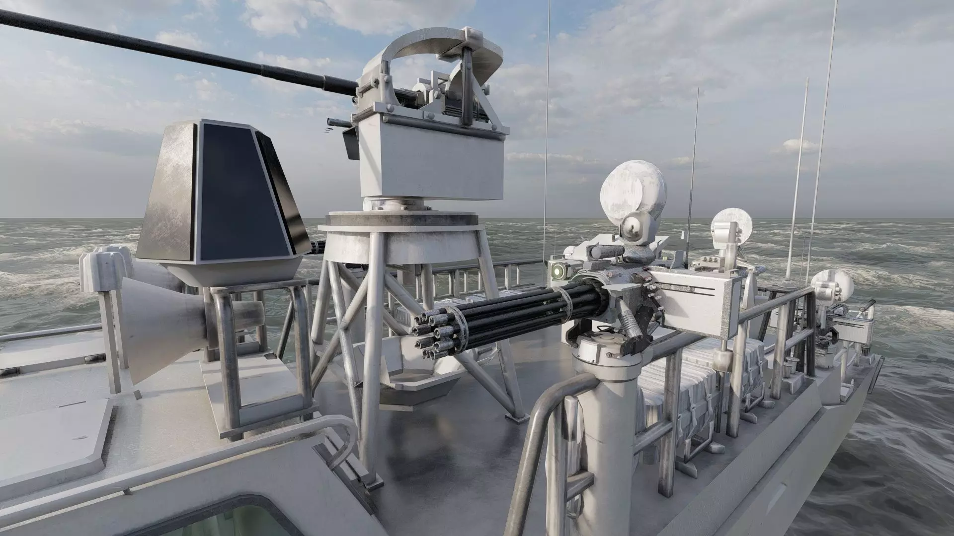 DETAILED PATROL BOAT 3D model_19