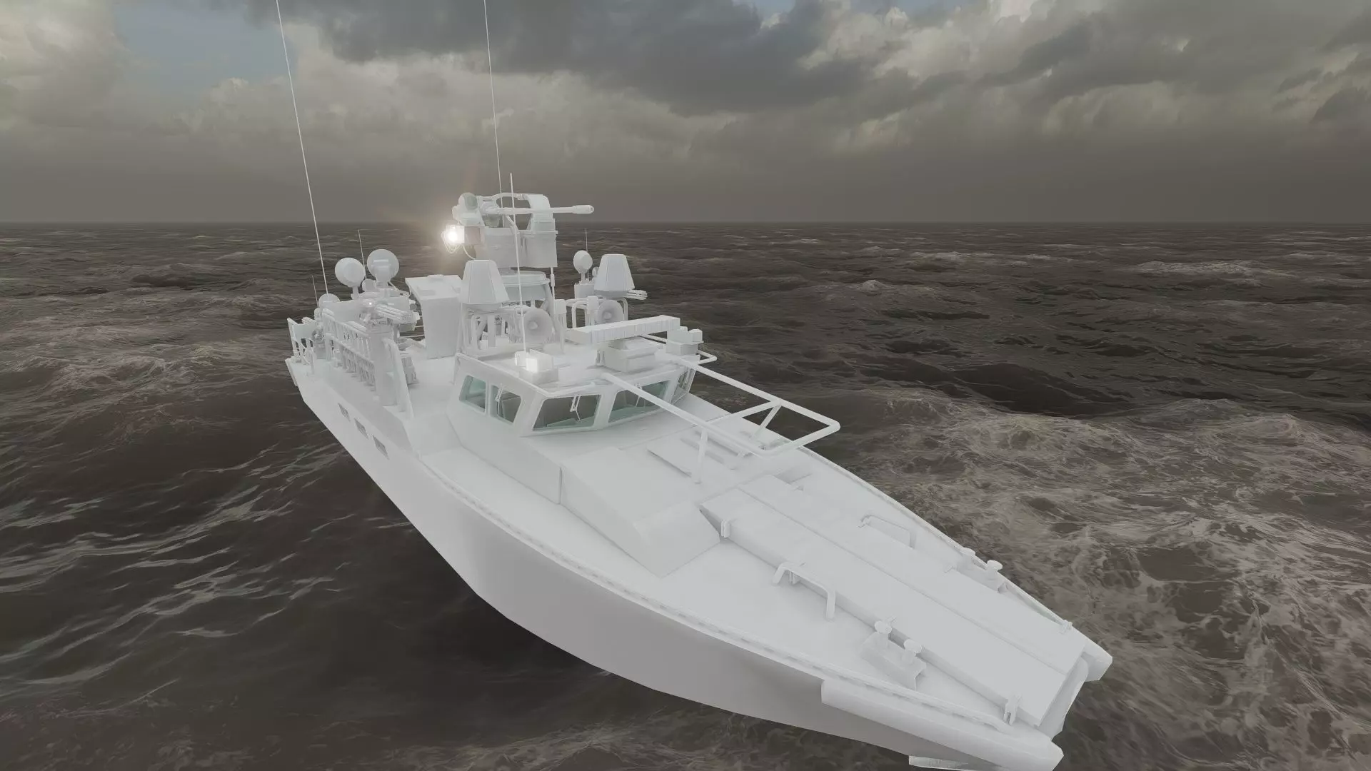 DETAILED PATROL BOAT 3D model_36
