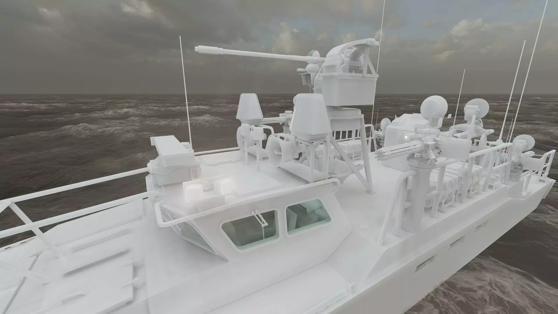 DETAILED PATROL BOAT 3D model_39