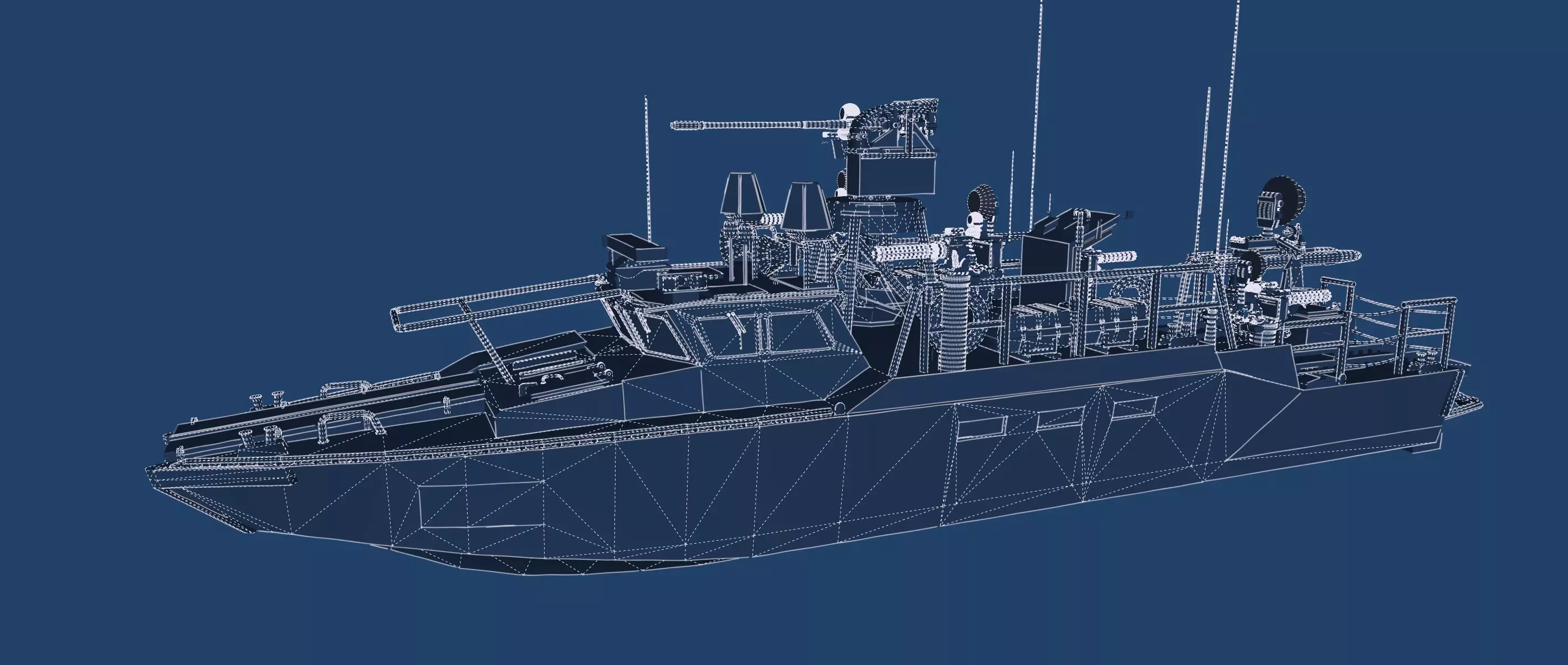 DETAILED PATROL BOAT 3D model_46