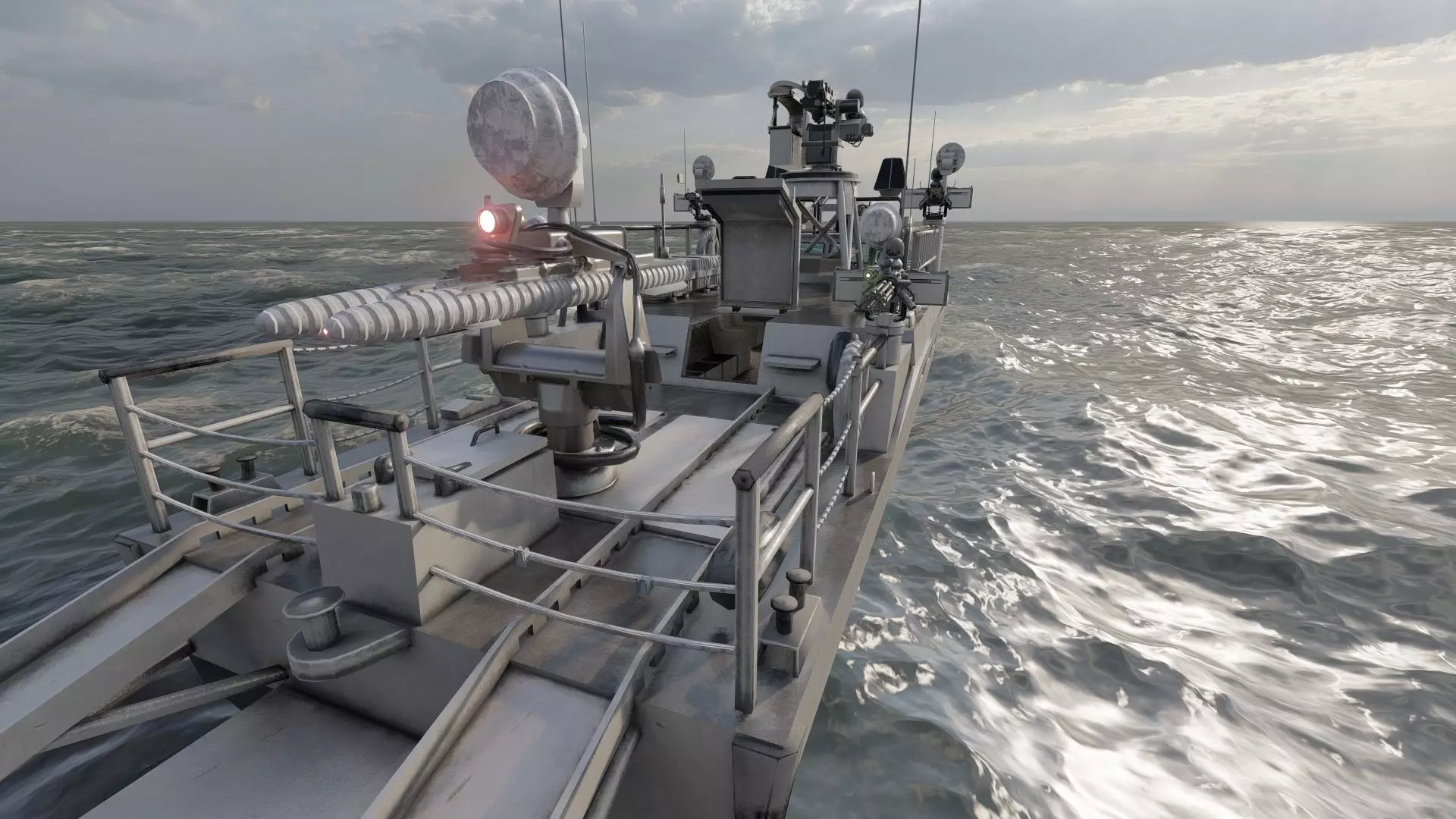 DETAILED PATROL BOAT 3D model_12