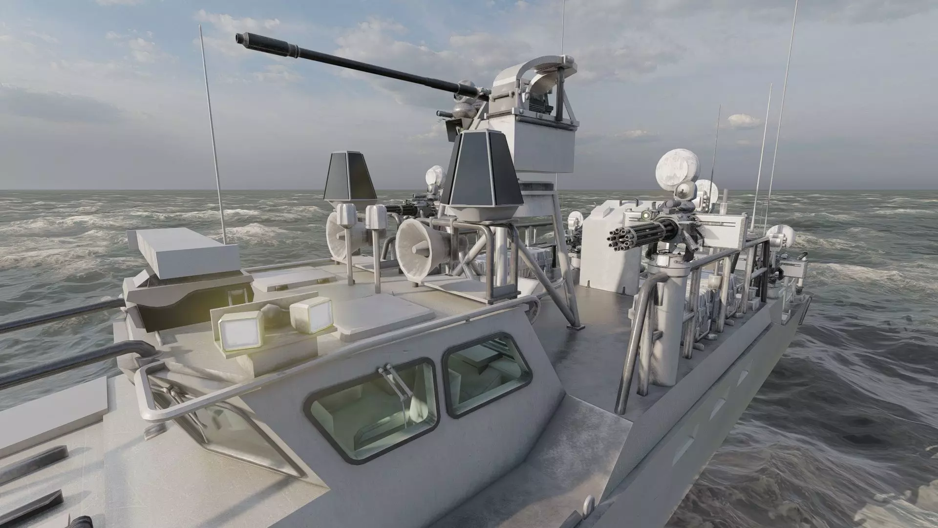 DETAILED PATROL BOAT 3D model_18