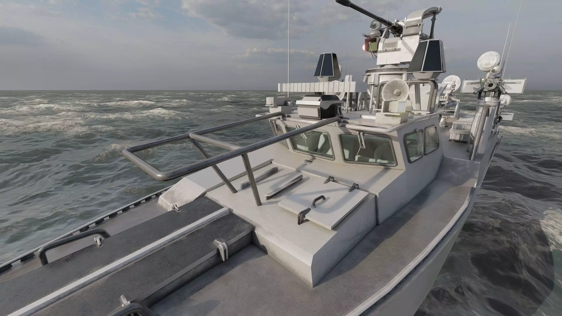DETAILED PATROL BOAT 3D model_17
