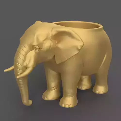 Elephant Planter Candy Candle Container