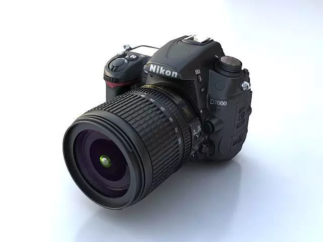 Nikon D7000 3D model