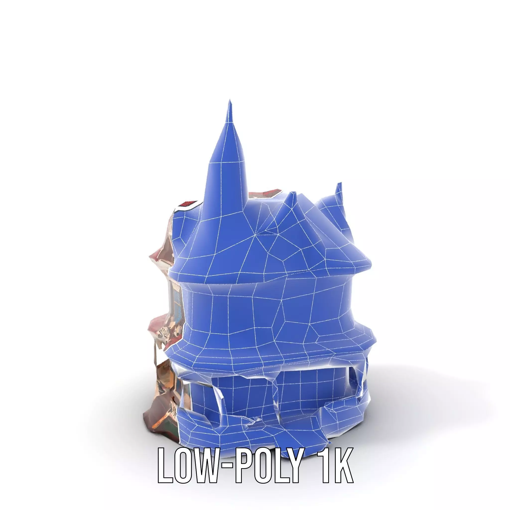 Victorian House model pack Low-poly 3D model_7