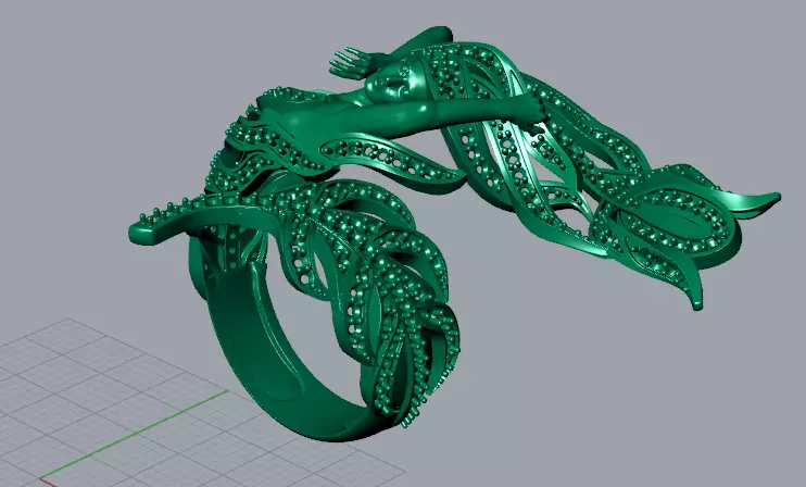 magerit odette ring 3D print model_1
